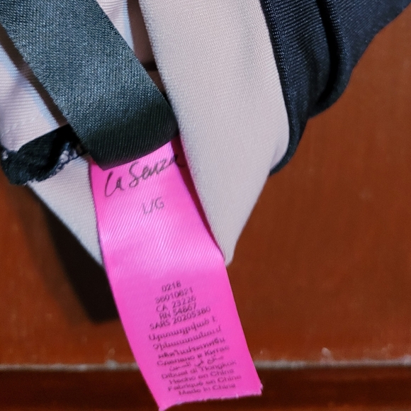 La Senza black and pink sports bra size L - Picture 4 of 4